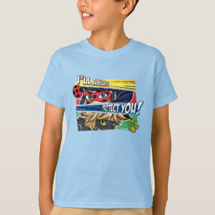 Ladybug & Cat Noir schützen Sie immer T-Shirt