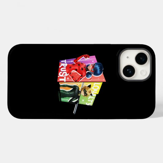 Ladybug & Cat Noir | Vertrauen und Loyalität Case-Mate iPhone Hülle (Rückseite (Horizontal))