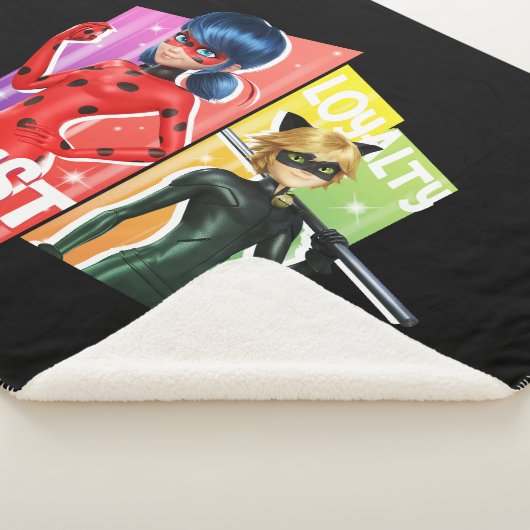 Ladybug & Cat Noir | Vertrauen und Loyalität Sherpadecke (3/4)