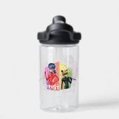 Ladybug & Cat Noir | Vertrauen und Loyalität Trinkflasche (Rückseite)