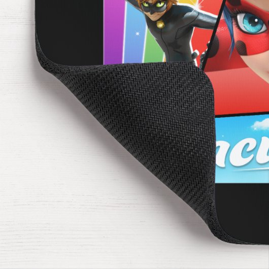 Ladybug & Cat Noir | Wunderbarer Power! Mousepad (Ecke)