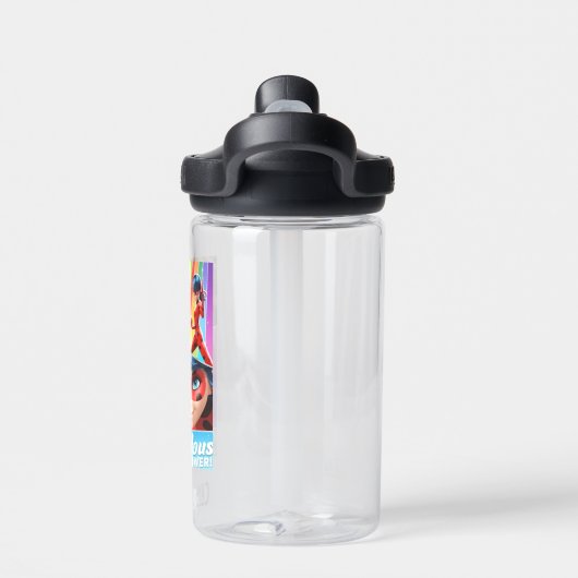 Ladybug & Cat Noir | Wunderbarer Power! Trinkflasche (Rückseite)