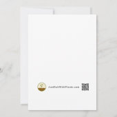 Ladybug Christmas Party Einladung (Rückseite)