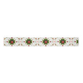 Ladybug Christmas Satin Ribbon Satinband (Vorderseite)