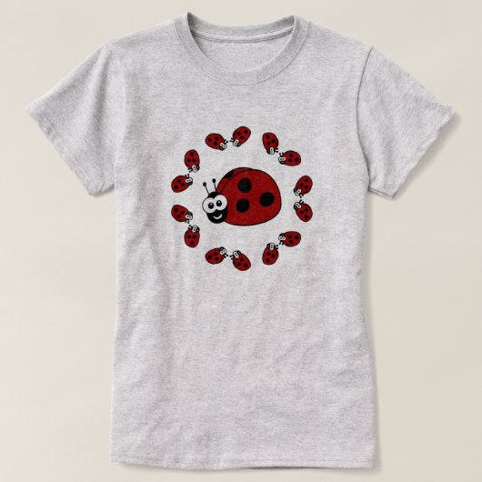 LadyBug Circle T-Shirt (Design vorne)