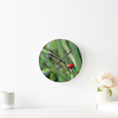 Ladybug (Coccinellidae) Runde Wanduhr (Zuhause)