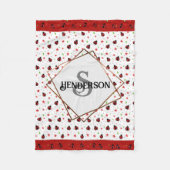 Ladybug Custom Fleecedecke (Vorderseite)