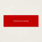 Ladybug Custom Gift Tags (Rückseite)