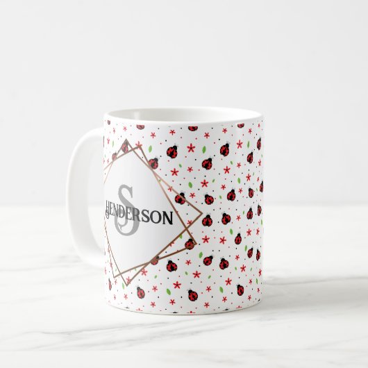 Ladybug Custom Kaffeetasse (Vorderseite Links)