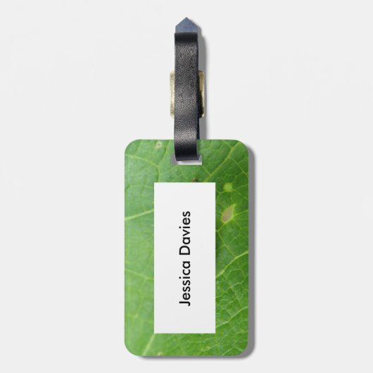 Ladybug Custom Luggage Tag Gepäckanhänger (Rückseite vertikal)