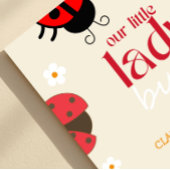 Ladybug Daisy Birthday Einladung Little Bug Party
