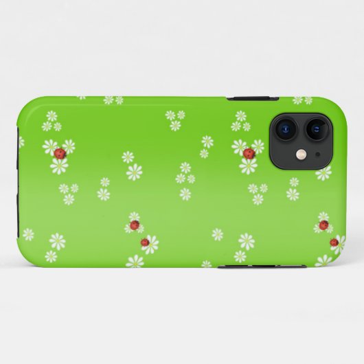 Ladybug daisy Case-Mate iPhone hülle (Rückseite (Horizontal))