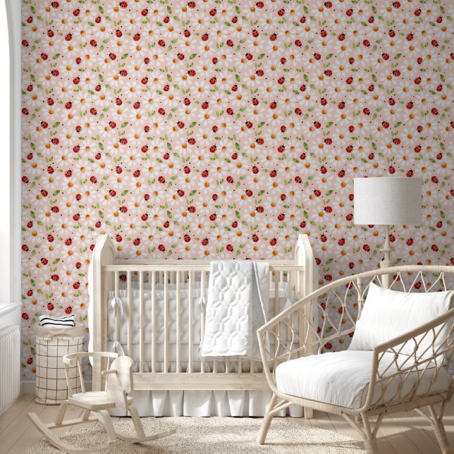 Ladybug Daisy Kinderzimmer Kinder Schlafzimmerpfir Tapete (Kinder)