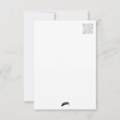 Ladybug & Dandelaber Samen Postkartenstil-Karte Mitteilungskarte (Rückseite)