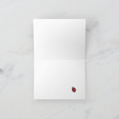 Ladybug Dankeschön Karte (Innenseite)