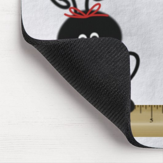 Ladybug der Lehrerin mit Ruler-Maus-Pad Mousepad (Ecke)