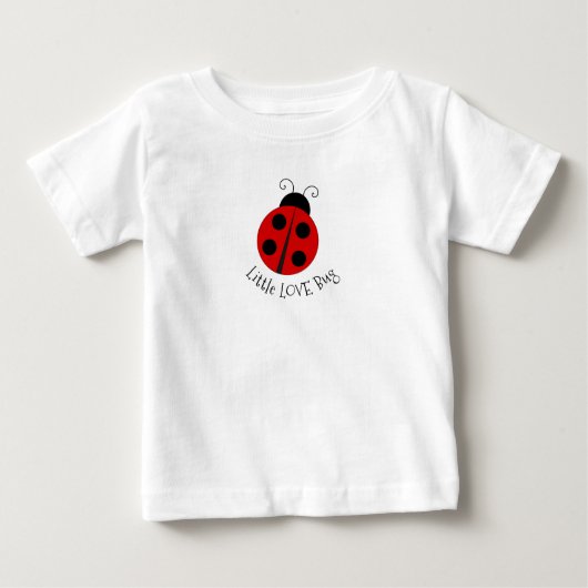 Ladybug Design Baby Tee Shirt (Vorderseite)