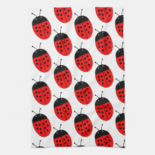 Ladybug Design Geschirrtuch