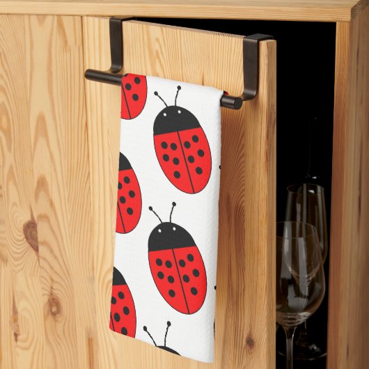 Ladybug Design Geschirrtuch (Drittel gefaltet)