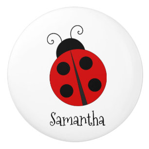 Ladybug Design Keramikknauf