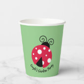 Ladybug Design Paper Cups Pappbecher (Rückseite)