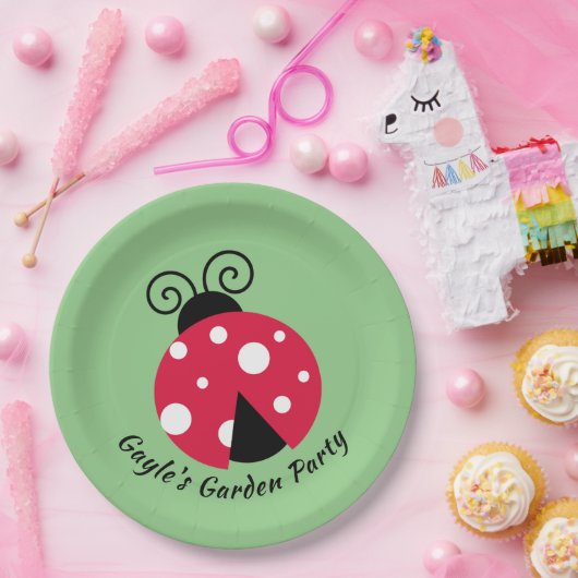 Ladybug Design Pappteller (Party)