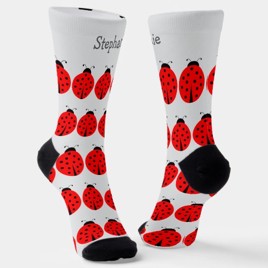 Ladybug  Design Socken (Gewinkelt)