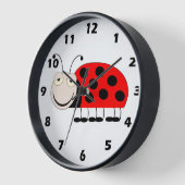 Ladybug Design Wall Clock Wanduhr (Winkel)
