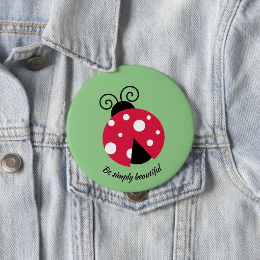 Ladybug-Designtaste Button (Beispiel)