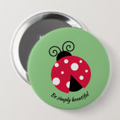 Ladybug-Designtaste Button (Vorne & Hinten)