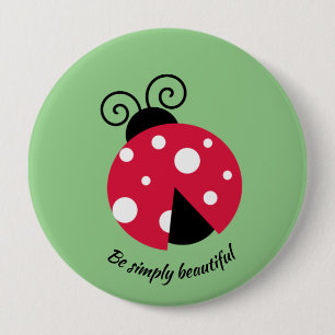 Ladybug-Designtaste Button