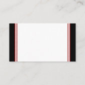 Ladybug Diaper Raffle Tickets Girl Baby Dusche Begleitkarte (Rückseite)