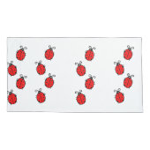 Ladybug dot beetle Lucky Custom Destiny's Kissenbezug (Rückseite-Links)