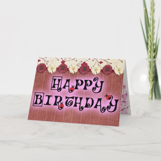 Ladybug dot beetle Office Custom Destiny Destiny's Karte (Vorderseite)