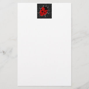 Ladybug Dot Stationary Briefpapier