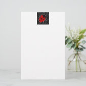 Ladybug Dot Stationary Briefpapier (Stehend Vorderseite)