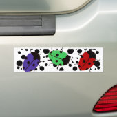 Ladybug Dots Autoaufkleber (Auf Auto)