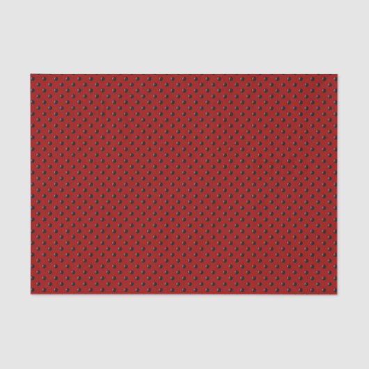 Ladybug-Dots-Red-and-Black- Seidenpapier (Vorderseite)