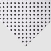 Ladybug-Dots-Schwarz-Weiß- Seidenpapier (Detail)