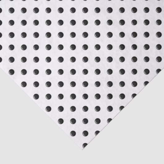 Ladybug-Dots-Schwarz-Weiß- Seidenpapier (Detail)