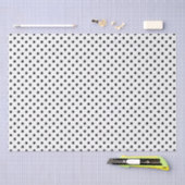 Ladybug-Dots-Schwarz-Weiß- Seidenpapier (Handwerk)