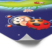 Ladybug Earth Poster (Ecke)
