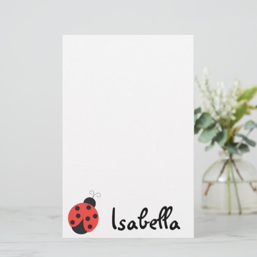 Ladybug Editor Briefpapier (Stehend Vorderseite)
