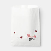 Ladybug Einfach süß Elegant Danke, dass Sie die Fl Geschenktütchen (Vorderseite)