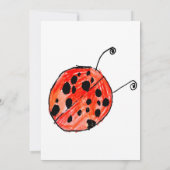 Ladybug Einladung (Rückseite)