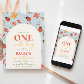 Ladybug Einladung zum ersten Geburtstag | Ladybugs