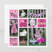 Ladybug Einladung zum Geburtstag (Vorne/Hinten)