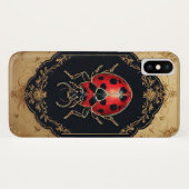 Ladybug Elegant Kunstmalerei Case-Mate iPhone Hülle (Rückseite (Horizontal))