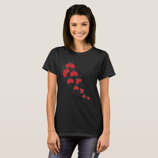 Ladybug Entomologist Insect Catcher Bug Collecting T-Shirt (Vorne ganz)
