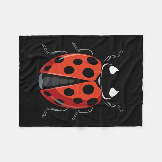 Ladybug Erwachsene Kinder Frauen Ladybug Kostüm Fleecedecke (Vorderseite (Horizontal))